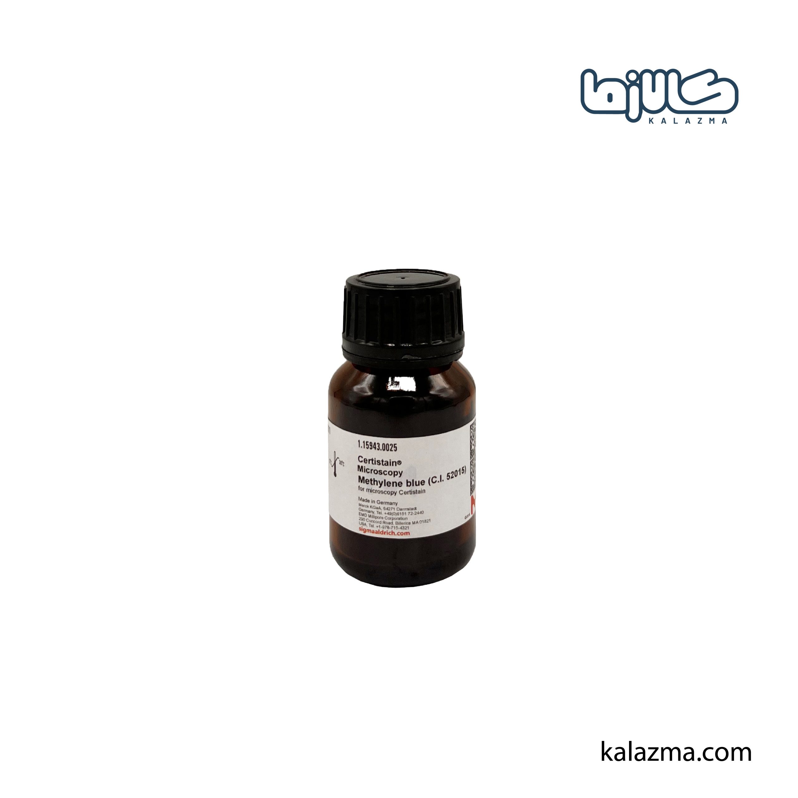 معرف متیلن بلو ۲۵ گرمی مرک (Merck) کد 115943 (2)-18 معرف متیلن بلو 25 گرمی مرک (Merck) کد 115943